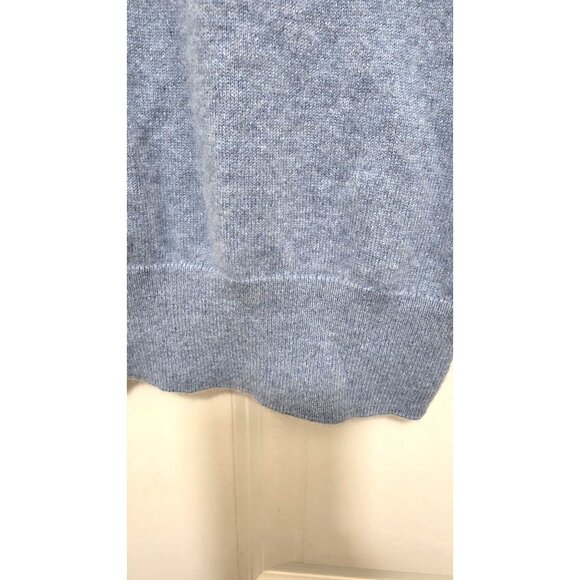 Quince Womens 100% Mongolian Cashmere Sweater Pullover Crewneck Light Blue Size - Picture 5 of 7